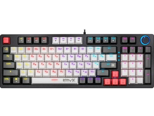 Клавиатура проводная игровая DEFENDER Hawk GK-418 черный